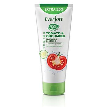 Eversoft Tomato and Cucumber Facial Cleansing Foam 130g