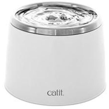 Catit Fresh Clear Stainless Steel Top Drinking Fountain 64 Floz