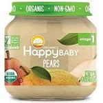 Happy Baby Organic Stage 1 Pears 113g