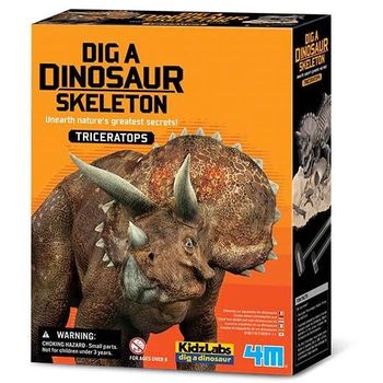 4M Kidz Labs Dig a Triceratops Skeleton