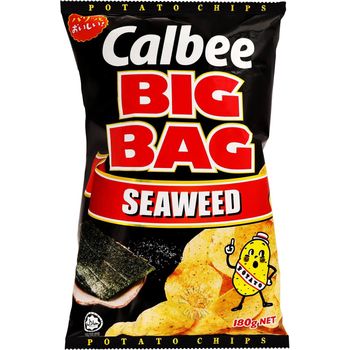 Calbee Big Bag Potato Chips Seaweed 165g