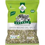 24 Mantra Organic Green Moong Dal Split 1kg