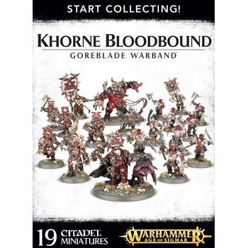 Games Workshop Warhammer Age of Sigmar: Start Collecting! Khorne Bloodbound Goreblade Warband