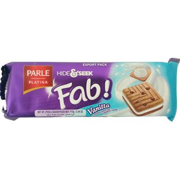 Parle Hide And Seek Fab Vanilla Flavoured Cookies 112g