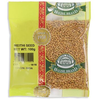 House Brand Methi (fenugreek)seed 100g