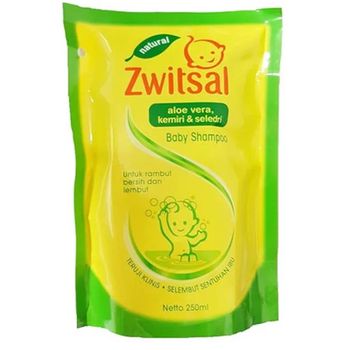 Zwitsal Baby Shampoo (Aloe Vera, Kemiri, Seledri) 250ml