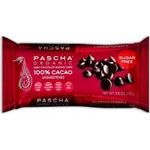 Pascha Organic Allergen-free Unsweetened Dark Chocolate Chips 100 Percent Cacao 250g