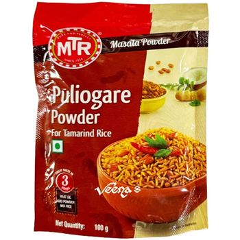 MTR Puliogare Powder For Tamrind Rice 100g