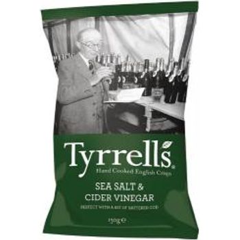 Tyrrell's Salt And Cider Vinegar Chips 150g