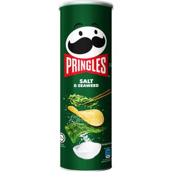 Pringles Potato Crisps Salt Seaweed 147g