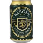 Baron's Strong Brew Lager Beer Can 323ml