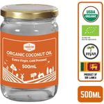 Foodsterr Organic Coconut Oil Virgin Cold Pressed 500ml