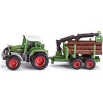 Siku 1645 Tractor With Forestry Trailer