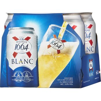 Kronenbourg Blanc Can Pack of 4 320ml