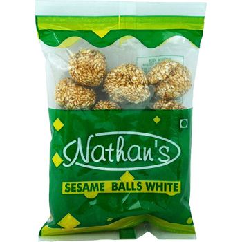 Nathans Sesame Balls White 100g