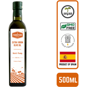 Foodsterr Organic Extra Virgin Olive Oil Cold Pressed 500ml