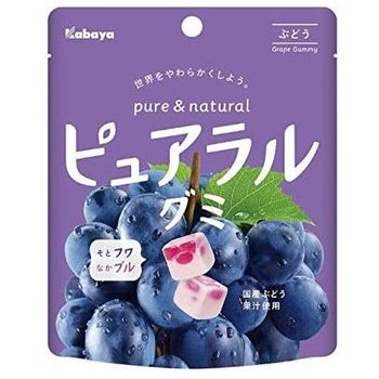 Kabaya Pureral Grape Gummies 58g
