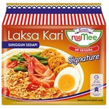 Gardenia Numee Mee Segera Laksa Kari 4 x 100g
