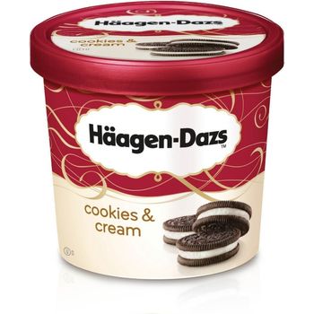 Haagen-Dazs Cookies and Cream Ice Cream Pint 473ml