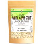 Organic White Gram Split Urad Dal Split White 1kg