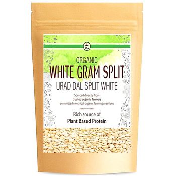 Organic White Gram Split Urad Dal Split White 1kg