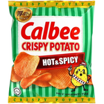 Calbee Crispy Potato Chips Hot And Spicy 72g