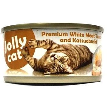 Jolly Cat Canned Food Premium White Meat Tuna & Katsuobushi 80g