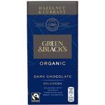 Green & Black's Organic Milk With Hazelnut And Raisins Chocolate Bar 90g