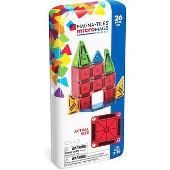 Magna-Tiles Micromags Travel 26 Piece Set