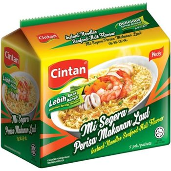 Cintan Instant Noodle Seafood Asli 75g x 5 Packs