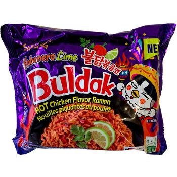 Samyang Hot Chicken Ramen Noodles Habanero Lime Flavour 5 x 135g