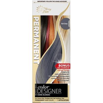 Merry Sun Permanent Hair Color Ash Grey