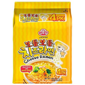 Ottogi Instant Ramen Cheese 4 x 111g