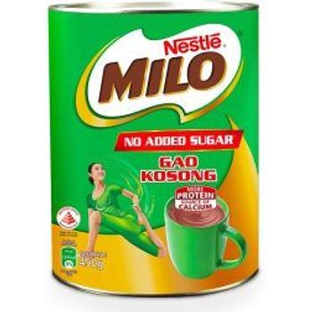 Milo Instant Chocolate Malt Powder Gao Kosong 450g