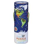 Crocodile Creek World Map Jigsaw Puzzle And Matching Poster 200-pieces