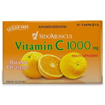 Sido Muncul Vitamin C Sweet Orange 6 Sache 1kg