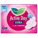 Laurier Super Maxi Long Wing Active Comfort 25cm 16s