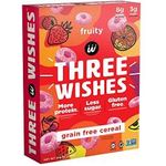 Three Wishes Grain Plant Based Fruity Cereal High Protein Low Sugar 244g