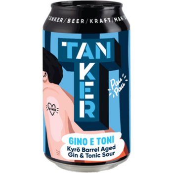 Tanker Gino E Toni Kyro Barrel Aged Gin & Tonic Sour 330ml