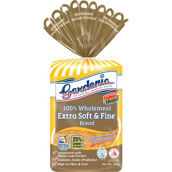 Gardenia Enriched White Bread Wholemeal Super Soft Fine
