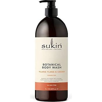 Sukin Botanical Body Wash Ylang & Cedar 1l