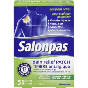 Salonpas 12 Hour Pain Relief Patch 5pcs