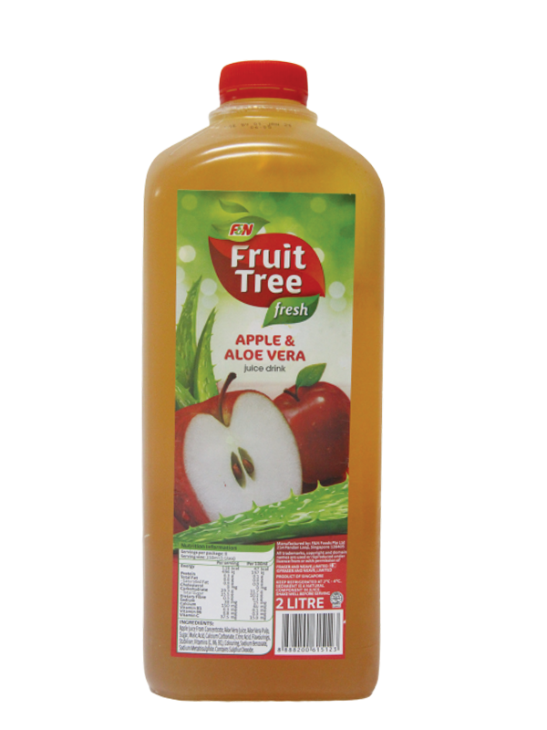 SG LOCAL MART F&N Fruit Tree Apple And Aloe Vera Juice 2L Fairmart