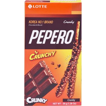 Lotte Pepero Stick Biscuits Crunky 39g