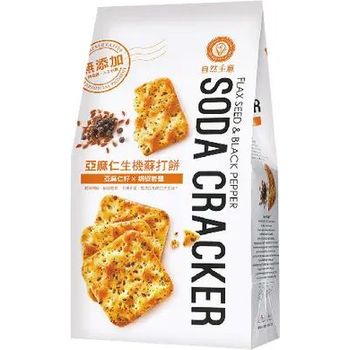 Natural Idea Flax Seed Black Pepper Soda Cracker 180g