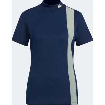 Adidas Women Golf Aeroready 3-Bar Mock Neck Shirt