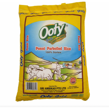 Ooty Gold Ponni Parboiled Rice 5kg