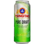 Tsingtao Pure Draft Premium Lager Can Beer 500ml