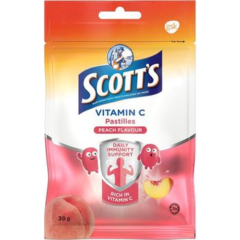 Scott's Vitamin C Peach Zipper 30g