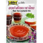 Lobo Thai Tea Custard Dessert Mix Pack Of 3 Traditional Thailand Tea Mix Custard Easy To Prepare Mix